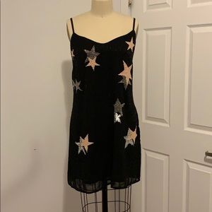 GUESS beaded slip dress